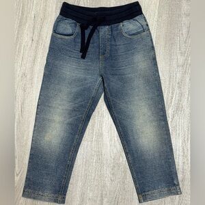 Dolce & Gabbana Boys Pull-On Denim Pants Size 3 Blue Stretch Cotton